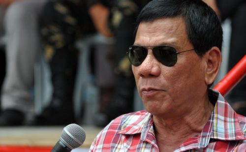 Philippines President Rodrigo Duterte