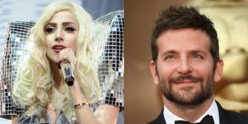 Lady Gaga and Bradley Cooper