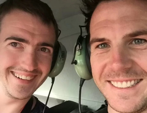 Olly McLellan, 32, and his partner Scott Cole, 30