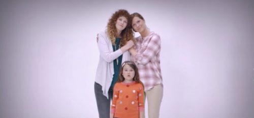 One of the versions of family shown in the new Nissan commercial airing in Israel.