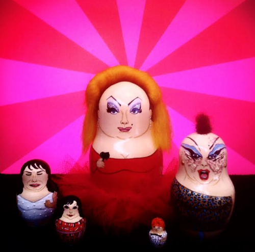 BoBo Babushka's set of Divine Russian dolls.