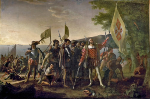 "Landing of Columbus" christopher columbus
