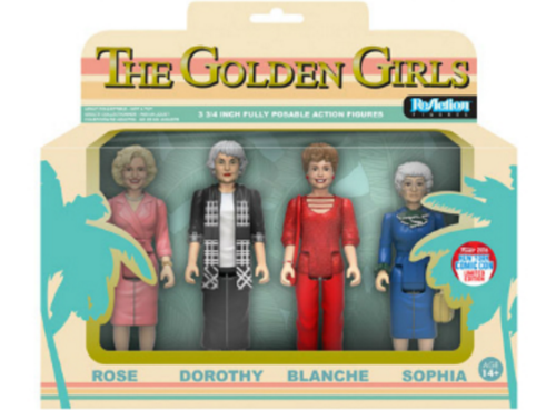 Golden Girls action figures, coming to New York Comic Con this month.