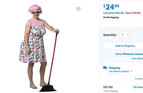 Walmart's "tranny granny" Halloween costume