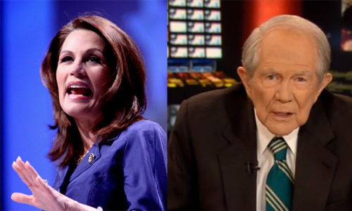 Michele Bachmann and Pat Robertson michele bachmann pat robertson