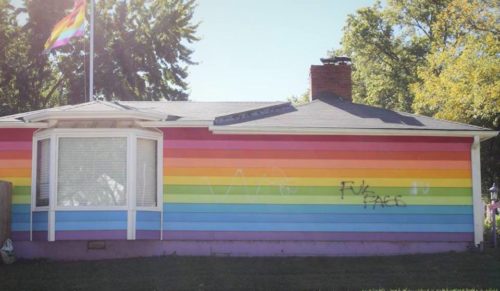 Equality House has been targeted since the election of Donald Trump equality house vandalism