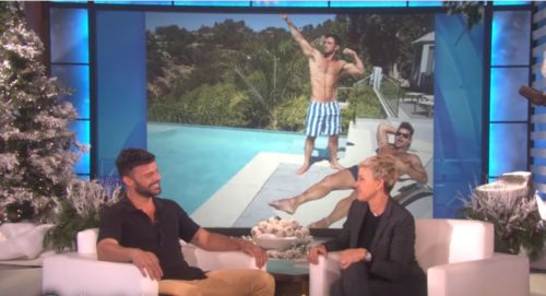 Ricky Martin talks with Ellen DeGeneres about his engagement. ricky martin engaged