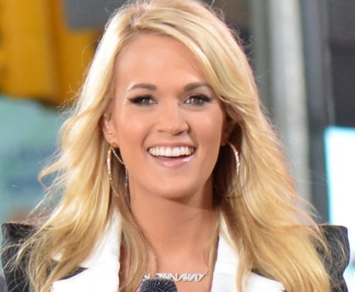 Carrie Underwood in Times Square