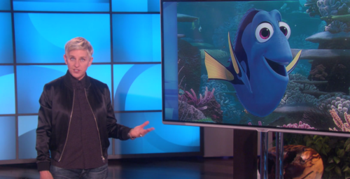 <i>Finding Dory</i> was screened at the White House the day after Trump issued his Muslim ban. ellen-dory-immigration