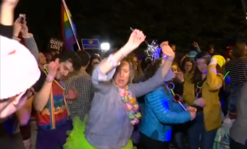 Queer Dance Party at Mike Pence's house. queer dance party pence