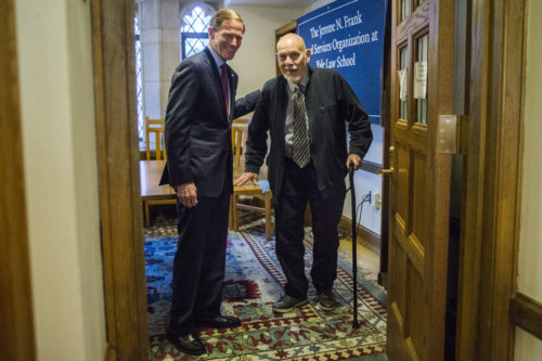 Senator Richard Blumenthal and H. Edward Spires