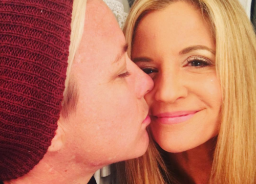 Abby Wambach, left, recently announced her engagement to Christian author and mom blogger Glennon Doyle Melton.