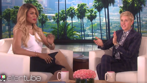 Laverne Cox and Ellen