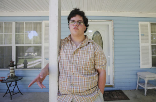 FILE - In this Aug. 22, 2016 file photo, transgender high school student Gavin Grimm poses in Gloucester, Va. The Supreme Court is returning a transgender teen’s case to a lower court without reaching a decision. The justices said Monday, March 6, 2017, they have opted not to decide whether federal anti-discrimination law gives high school senior Gavin Grimm the right to use the boys’ bathroom in his Virginia school.