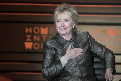 Hillary Clinton at the Women in the World Summit at Lincoln Center in New York Clinton Women in the World
