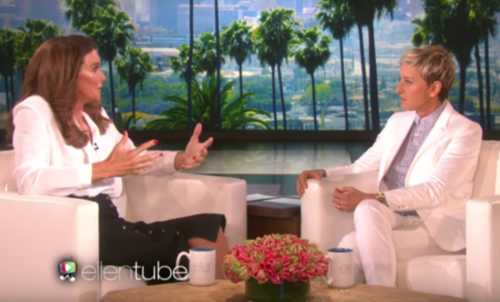 Caitlyn Jenner and Ellen DeGeneres discuss marriage equality.