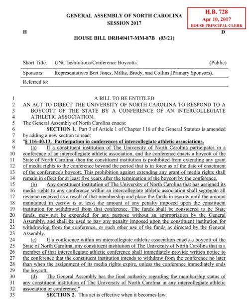 nc bill of particulars school of government