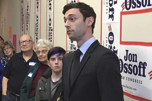 Jon Ossoff came close to winning outright in the Georgia special election, will now face a runoff in June.