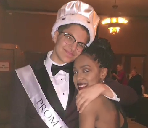 Alan Belmont and his girlfriend.