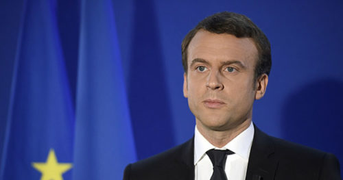 French president Emmanuel Macron