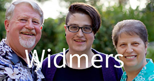 Kris Widmer, left, daughter Teagan Widmer, center, and Debbie Widmer.