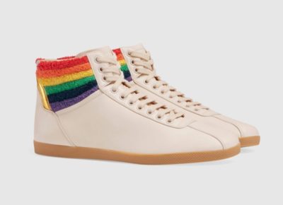 Gucci s new pride themed sneakers are every fashion queen s dream come true LGBTQ Nation