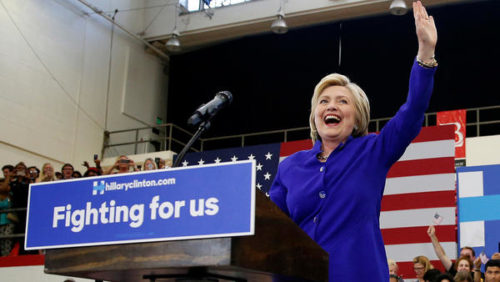 Hillary Clinton during the 2016 campaign. Hillary Clinton