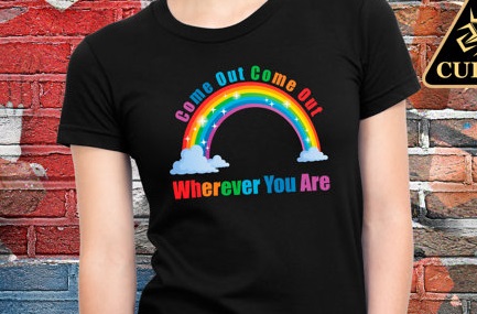 The T-shirt maker said that he wasn't against LGBTQ people, but was against the message of Pride, which is acceptance of LGBTQ people. This is not the T-shirt in question.