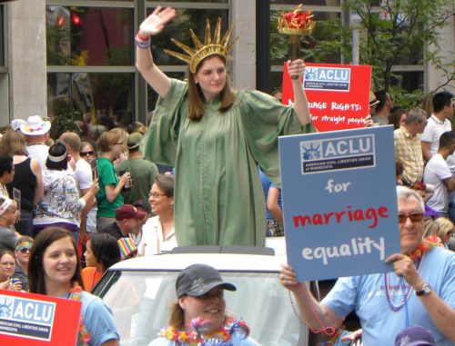 The ACLU at Twin Cities Pride in 2011