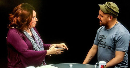 Dawn Ennis, left, with Patrick Comerford of Planned Parenthood