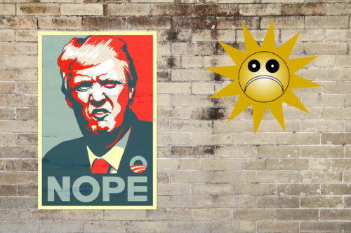 Trump seems to have realized Mexico won't be paying for the wall, so he has hatched a new plan. Donald Trump wall solar panels