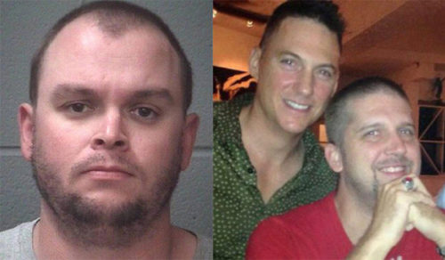 Brandon Ray Davis (l) won't have to go to jail over his assault on gay couple Kevin Paul Taylor and Kevin Seymour (r). Key West Trump supporter gay bashing