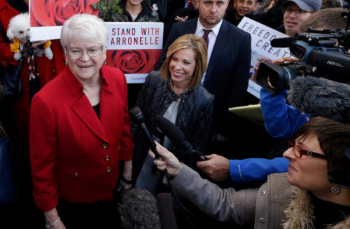 Barronelle Stutzman lost her "religious freedom" case in Washington state's Supreme Court, but is not giving up yet. Barronelle Stutzman