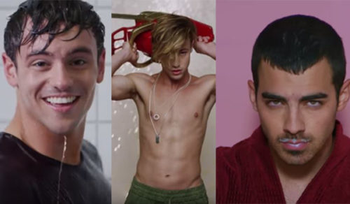 The music video for "Boys" by Charli XCX features a number of sexy men, like Tom Daley, Cameron Dallas, and Joe Jonas. Charlie XCX Boys