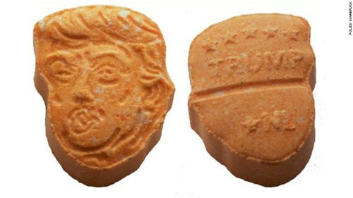 $46K Worth of Donald Trump Ecstasy Tablets Seized in Huge Drug Bust $46K Worth of Donald Trump Ecstasy Tablets Seized in Huge Drug Bust
