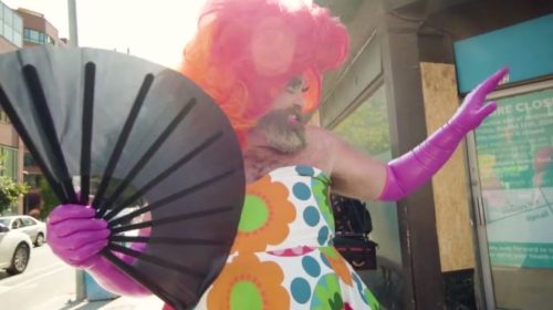 John Paul Kane in his drag persona, Fay. drag story time