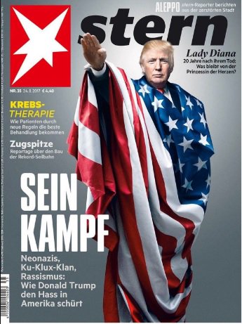 trump magazine cover germany