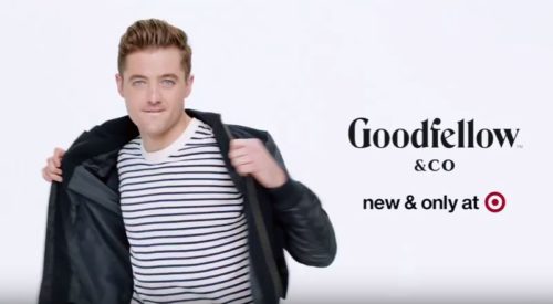 Robbie Rogers in a Target commercial for clothing line Goodfellow & Co. Robbie Rogers Target