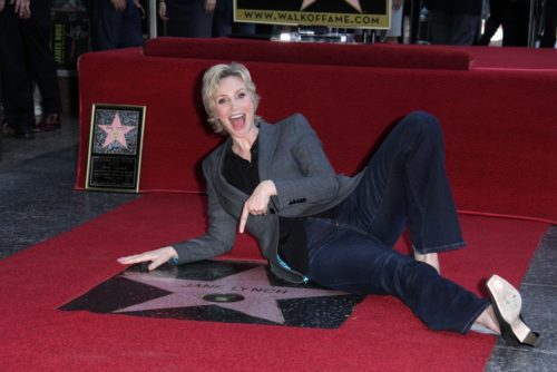 Jane Lynch unveils her star on the Hollywood Walk of Fame