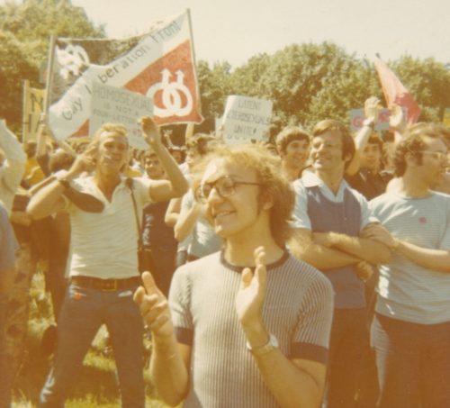 Gay Liberation Front protesters