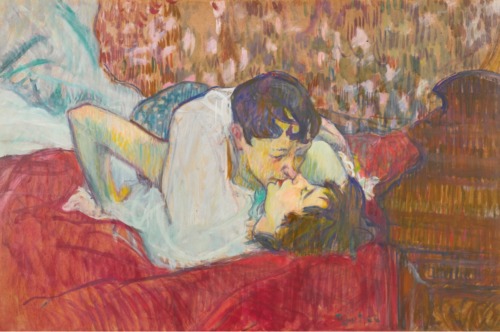 Au lit : Le baiser