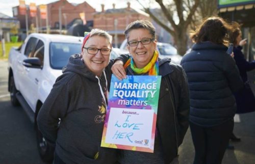 Janine Fleming and Jen McInerney recently got engaged. lesbian couple australia