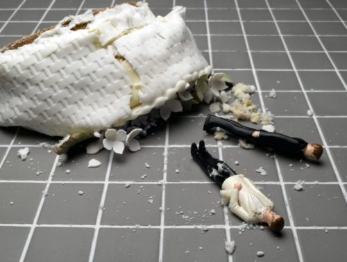 gay divorce wedding cake