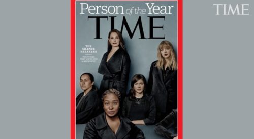 TIME Magazine's Person of the Year for 2017 are "The Silence Breakers."