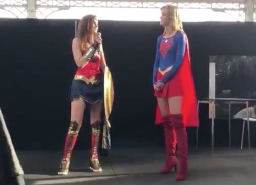 Wonder Woman and Supergirl get engaged at Paris Comic-Con