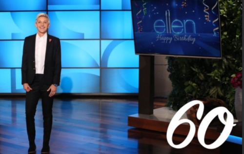 Ellen DeGeneres is 60 ellen degeneres birthday