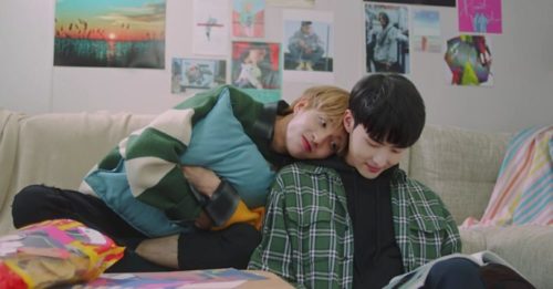 Still from K-Pop star Holland's new video "Neverland"