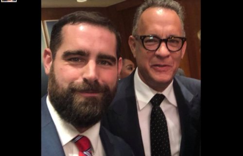 Out Pennsylvania state legislator Brian Sims and actor Tom Hanks