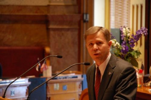 Republican Colorado state legislator Kevin Lundberg voted to strip funding from the state civil rights commission as retaliation for a ruling in favor of an LGBT couple seeking a wedding cake.