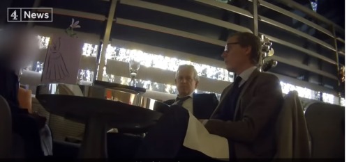 Cambridge Analytica CEO Alexander Nix, and Managing Director Mark Turnbull speaking with an undercover reporter Cambridge Analytica